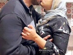 Sensual hijabi MILF gets lost in passionate kissing and steamy lovemaking with finger play and body rubs