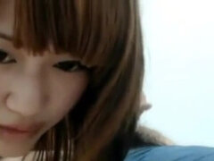 Admirable asian hussy in private amateur sex tape