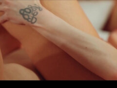 Uncover fiery sensual heat with a captivating hidden lesbian pleasure clash