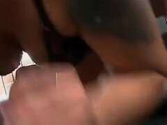 Cute girl - Ass fisting by black guy