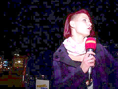 Enthousiasteling, Duits, Roodharige vrouw, Trio