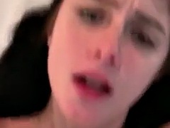 College Slut Gets Facial After Rough Sex
