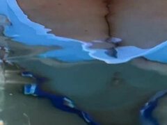 Wifey Is Braless in the Pool