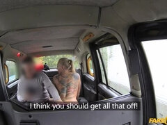 Hungarian beauty in hot cab sex