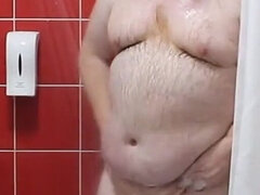 Knubbig, Pappa, Handjobb, Offentlig, Solo