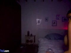 Adorable Colombian Latina Teen's Big Cock Blowjob & Rough Doggystyle Sex