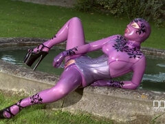 Schwarz, Einschiebung, Latex, Milf, Im freien, Muschi, Taboo, Spielzeuge