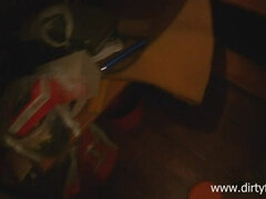 Blondine, Pik sutte, Briller, Håndjob, Pov, Teenager