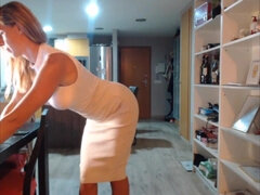 my buxom aunt shows her body on webcam