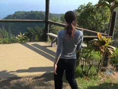 Amatoriale, Spiaggia, Fidanzata, Piercing, Punto di vista pov, Rasata, Magra, Tette