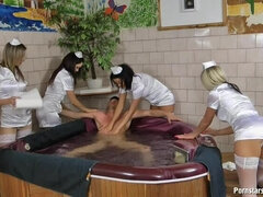 Cfnm, Bekleidet, Hardcore, Selbstgemacht, Lesbisch, Orgie, Party, Nass