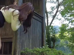 18, Asiatisk, Avsugning, Söt, Kvinna, Japansk, Onani, Mager