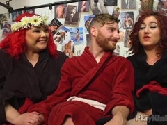 Bondage sadomaso, Tette grandi, Grassa, Dominazione femminile, Fetish, Schiavo, Terzetto