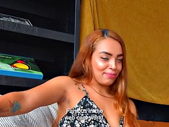 Latina casting - Cheating girlfriend in a secret audition for model fucking hard
