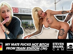 Rumpa, Stora tuttar, Sperma i munnen, Tysk, Hd, Milf, Utomhus, Pov