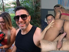 Culo grande, Tetas grandes, Mamada, Corridas faciales, Gafas, Latina, Coño