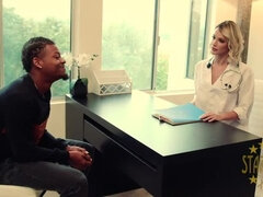 Arsch, Schwarz, Blondine, Blasen, Hd, Interrassisch, Lecken, Titten