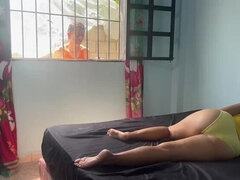 18, Amatör, Rumpa, Stor stjärt, Pappa, Hd, Indisk, Suger