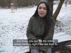 Stora tuttar, Brunett, Långt ner i halsen, Snopp, Hardcore, Latina, Orgasm, Verklighet