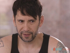 美女, 家族, なめる, オマンコ, のぞき