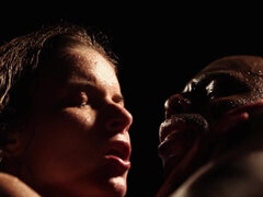 Anita Bellini gets massaged and nicely fucked by horny black guy