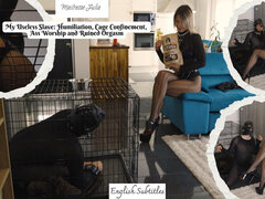 Amatør, Bondage disciplin sadomasochisme, Kvinde dominans, Hæle, Ydmidelse, Nylonstrømper, Penis, Slave