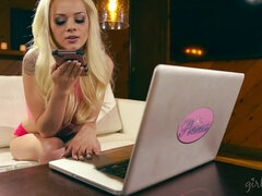 Store pupper, Blond, Brunette, Hd, Sexy undertøy, Trekant