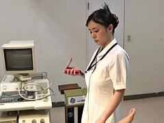 Japanese Doctor Fucks Her Boss and Her Patient