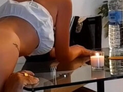 18 años, Amateur, Niñera, Verga grande, Mamada, Morena, Latina, Sexo fuerte