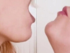 아마추어, 페티쉬, 라텍스, 레즈비언, 빨간 머리, 혼자, 젖가슴