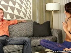 흑갈색 머리, 음경, 더블 삽입, 그룹, 하드코어, Hd, 조그마한