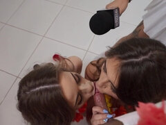 デカパイ, フェラチオ, 茶髪の, バック, 顔射, Hd