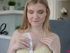 Grote lul, Blond, Diep in de keel, Hd, Gezichtspunt