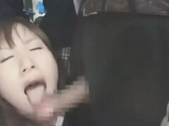 Asiatique, Sucer une bite, Collège université, Tir de sperme, Branlette thaïlandaise, Japonaise, Public, Adolescente