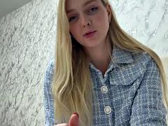 Smuk, Pik sutte, Par, Sædskud, Hårdt, Lingerie, Pov, Teenager