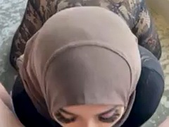 Arab girl fucked hard and facial