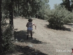 Veľké péro, Blondína, Creampie, Hd, Výprask, Bradavky, Vonku, Vyholené