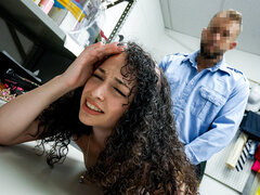 Curly-haired thief Pixie Smalls gets punished for stealing