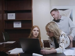 Blondynka, Obciąganie, Obciąganie, Hardcore, Trójkąt