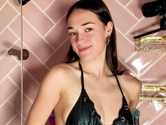 Braunhaarige, Süss, Spassig, Masturbation, Zierlich, Solo, Fühler, Bizarr