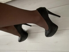 Velké kozy, Fetiš nohou, Hd, Masturbace, Punčocháče, Botou, Otrok, Punčochy