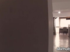 Fruity Sakura Aoi has her twat filled with man milk