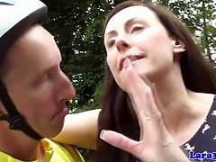 British milf in stockings assfucked
