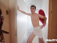 Rumpa, Baben, Brunett, Galen, Slick, Underkläder, Fitta