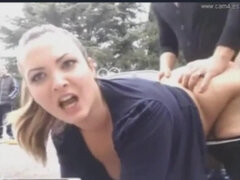 Amateur, Culo, Culo grande, Sexo duro, Al aire libre, Público, Coño