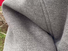 Pissing Pussy Hana Sexy in Cold Air Record Video Piss on the Fire Tank