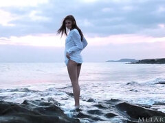 Pláž, Indické, Sólo, Tetovanie, Vlhká