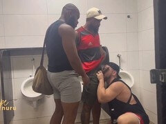 Wild gangbang with hairy guys and anal action