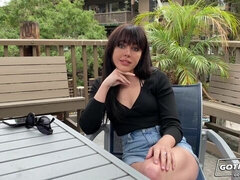 Culo grosso, Grande cazzo, Pompino, Brunetta, Tette naturali, Ragazza, Tette