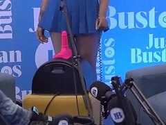 Brunetta, Vibratore, Femmina, Latina, Masturbazione, Mamma che vorrei scoparmi, Tette naturali